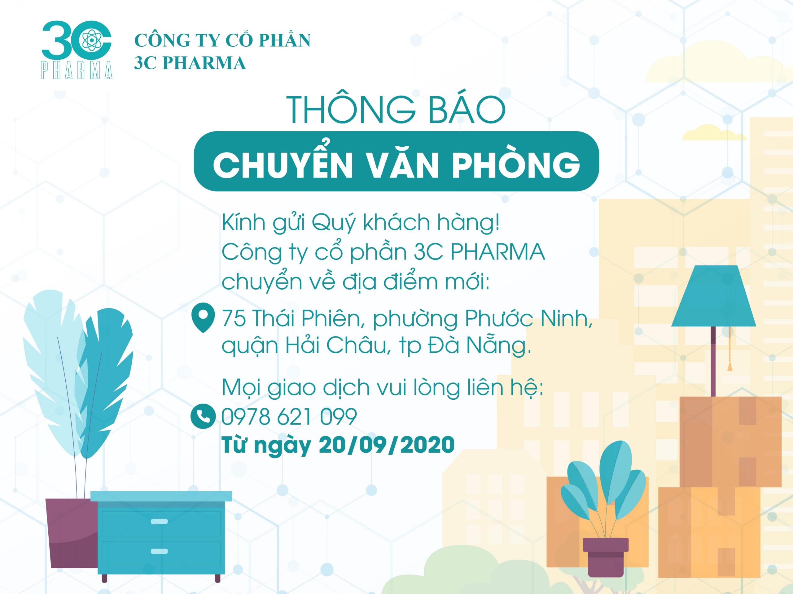 thông báo chuyển văn phòng